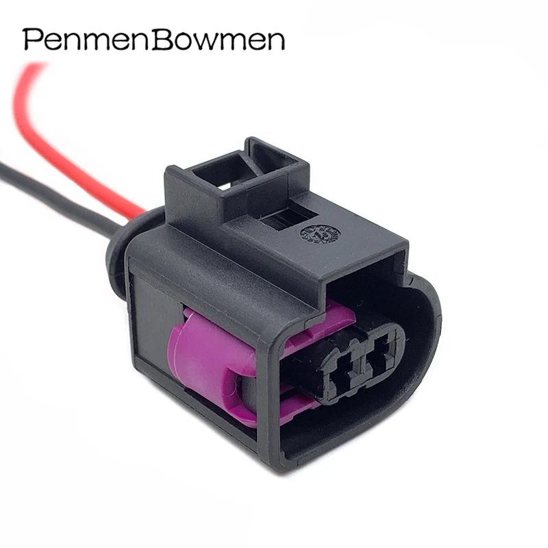 2 3 4Pin 3.5MM Automotive Ignition Coil Electrical Female Connector Wire Harness Plug With Cable For A4 A6 Passat 4D0971992