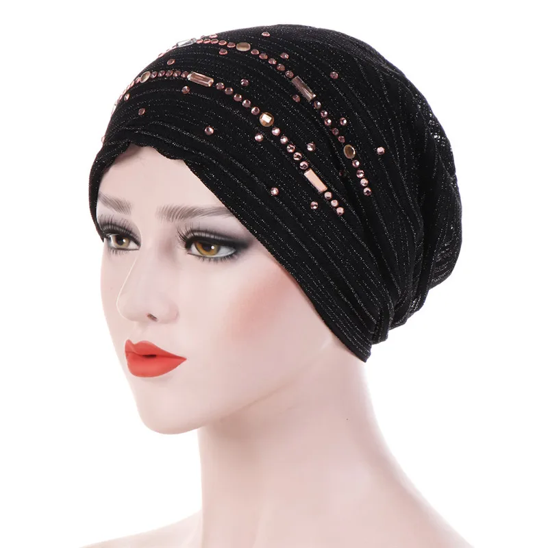 Summer thin lace turban solid cotton inner hijab caps soft breathable muslim women turbantes  wrap head hijab underscarf bonnet