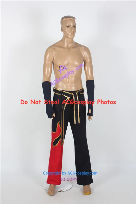 

Jin Kazama Cosplay Costume pants and belts and gloves only denim made acgcosplay costume