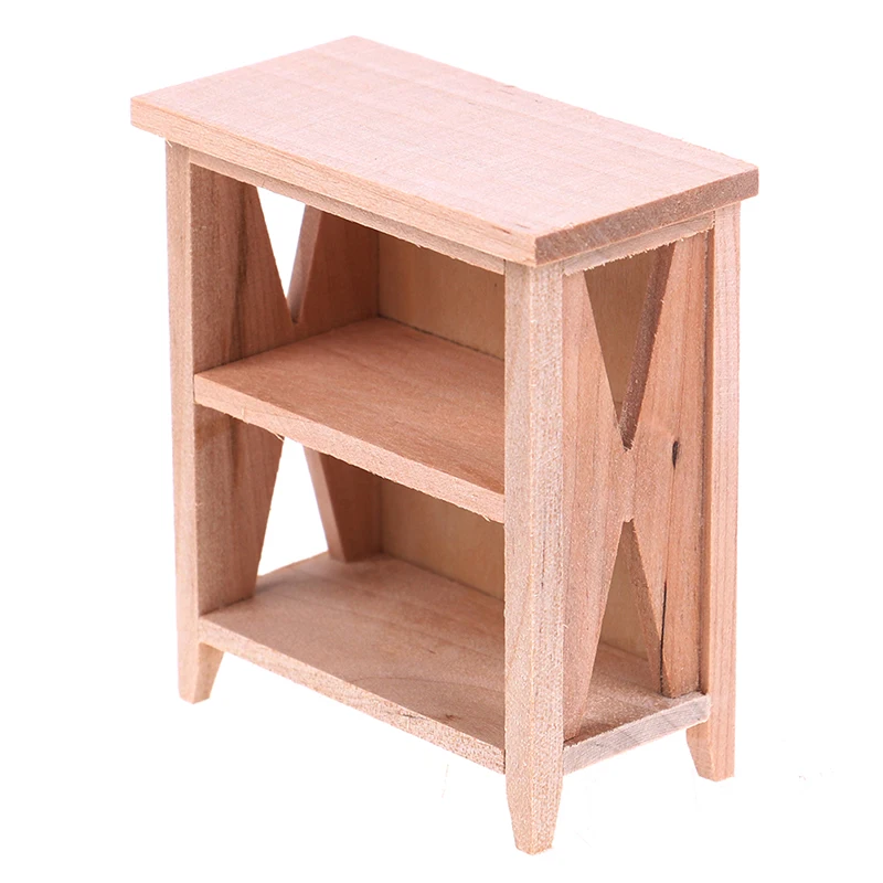 Maison de poupée Miniature en bois en plastique fruits légumes livre étagère de rangement pour salon/chambre à coucher, nouvelle collection
