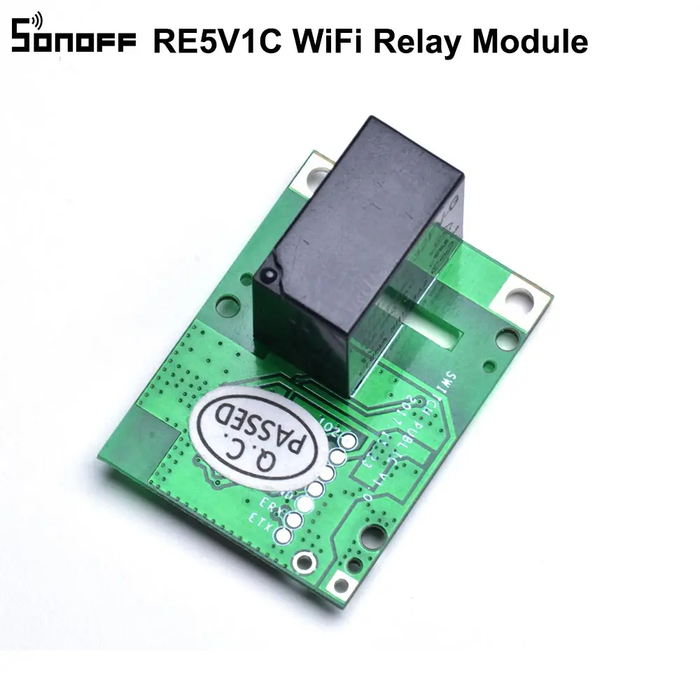 1-10PCS SONOFF RE5V1C Wifi DIY Switch 5V DC Relay Module Smart Wireless Switches Inching/Self-locking APP/Voice Remote ON/OFF