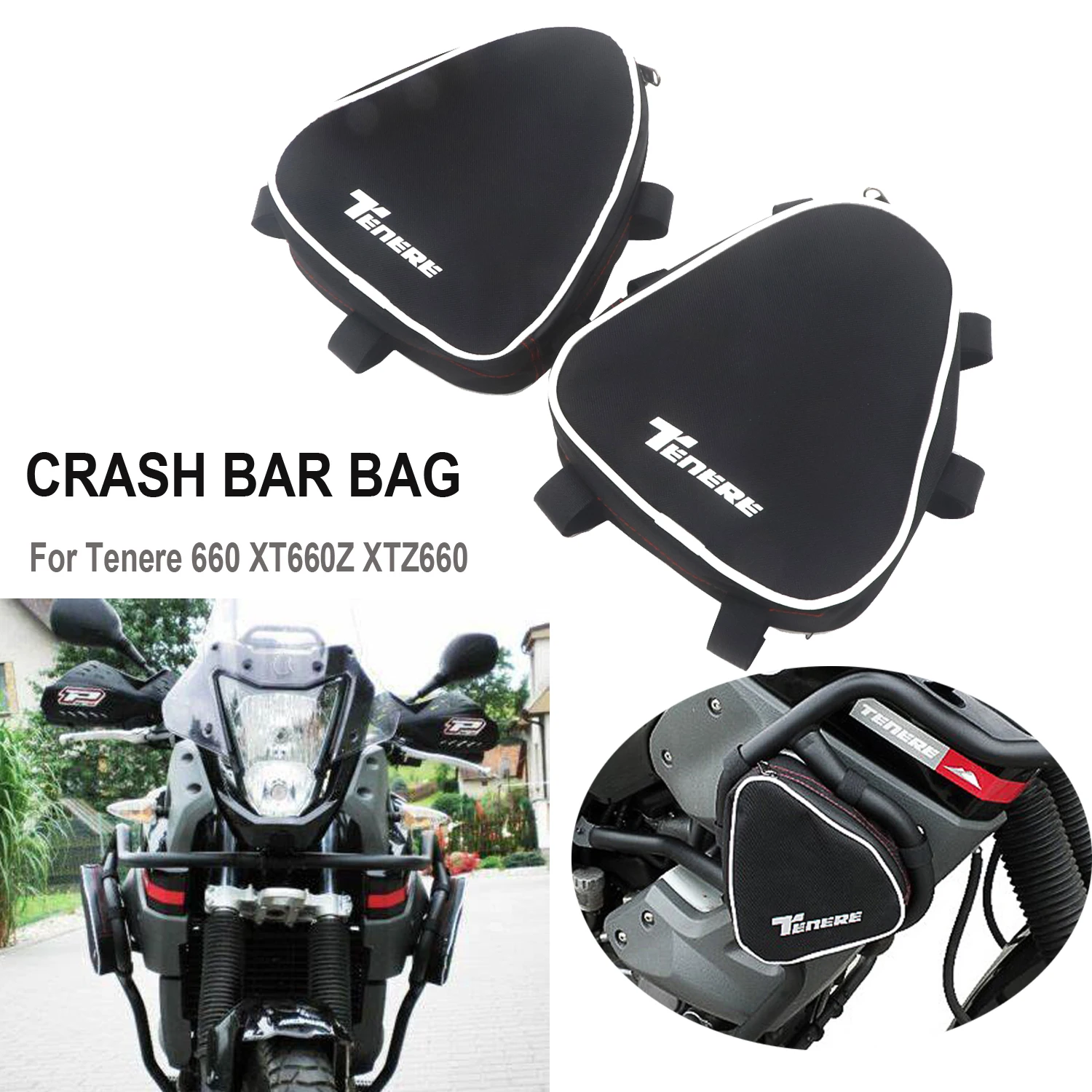 

Frame Crash Bars Waterproof Bag Repair Tool Placement Bag New Motorcycle For Yamaha XT660Z XTZ 660 Tenere 660