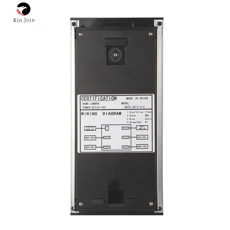 Video Door Phone Waterproof Outdoor Rng Video Doorbell Gate Lntercom Systems With Camera