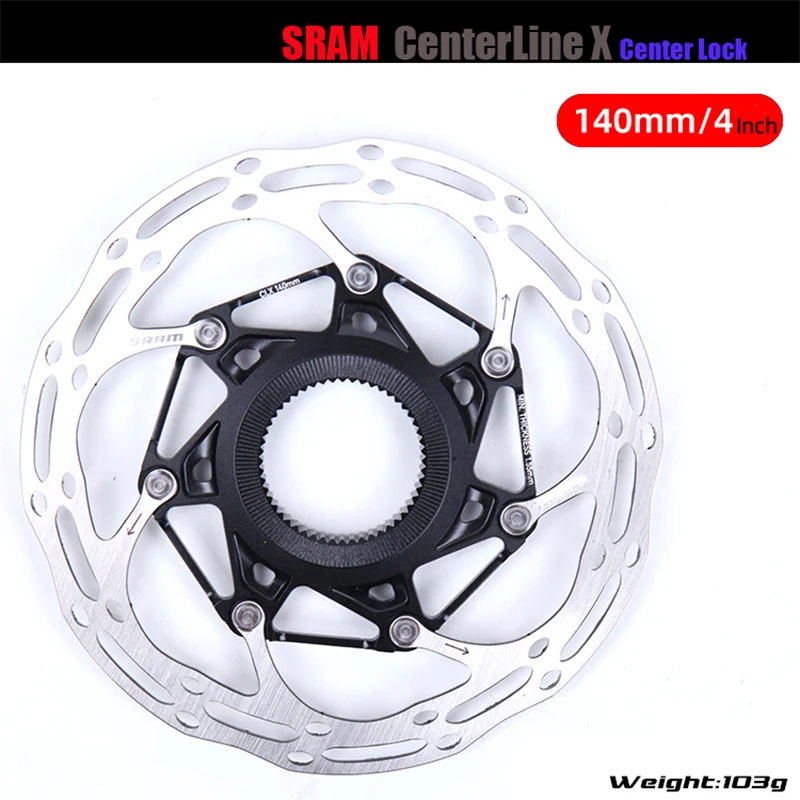 SRAM CenterLine Disc Brake Rotor Center Lock 200mm 180mm 160mm 140mm Center Line Discs Rotors Without Lockring