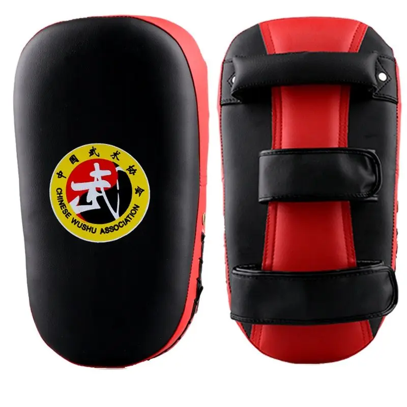 Sıcak satış MMA Muay Thai TKD delme eğrisi pedleri PU deri Sanda tekvando Kick boks ayak ayak ayak ark hedef