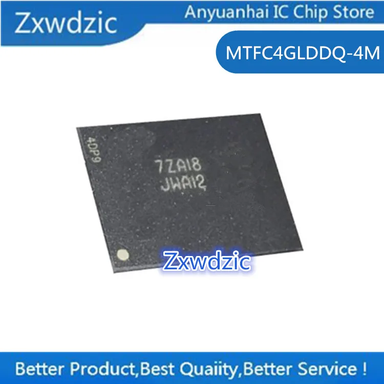 

100% New Original MTFC4GLDDQ-4M IT JWA12 MTFC4GLDDQ MTFC4GACAANA-4M IT JWB16 MTFC4GACAANA BGA Memory Chip