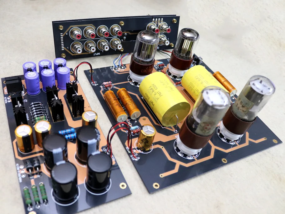 

DIY kit 6sn7 12AU7 Tube Bile Preamp Pre-amp reference American rogue99 HiFi Balanced Bile Preamp (without tube)