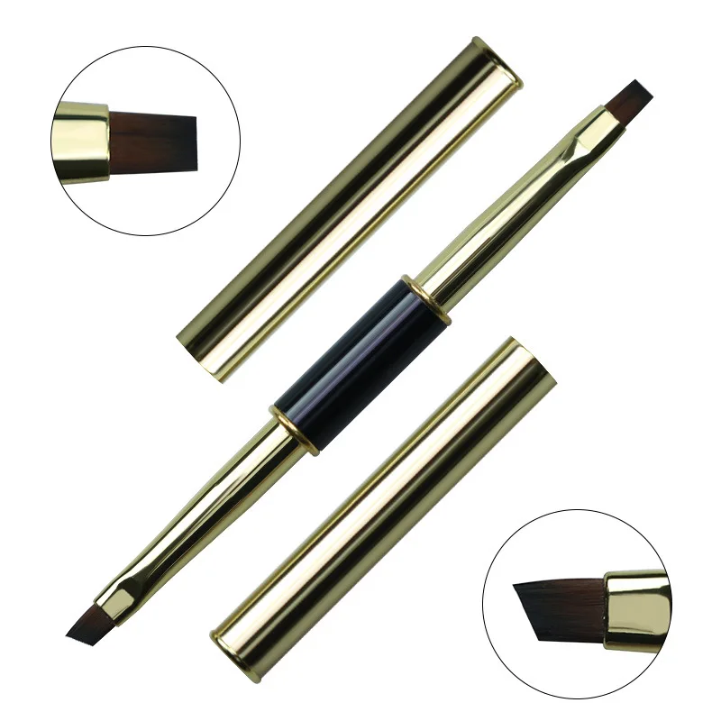 Dual End Nail Art Streifen Linien Liner DIY Malerei Pinsel Flüssiges Pulver Acryl UV GEL Extension Builder Französisch Zeichnung Stift