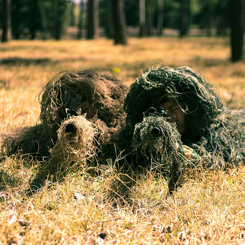 Imagem -03 - Conjunto de Roupas de Caça ao ar Livre para Crianças Suit Hidden Training Jungle Super Lifelike Wide Use Ghillie Suits Produtos