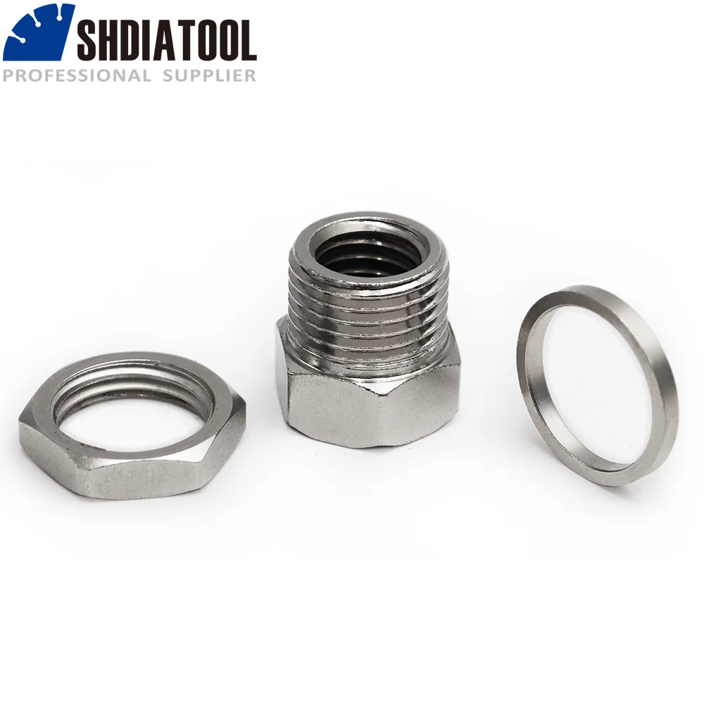 SHDIATOOL Adapter M14 or 5/8-11 Thread Connector for Angle Machine, Converter Adapter Screw Connecting Tool Accessories