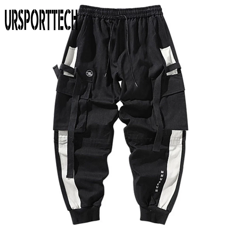 Streetwear Pockets Boys Men\'s Jogger Pants Hip Hop Sweatpants Joggers Trousers Tactical Mens Pants Cargo Harem Pants Men Clothes