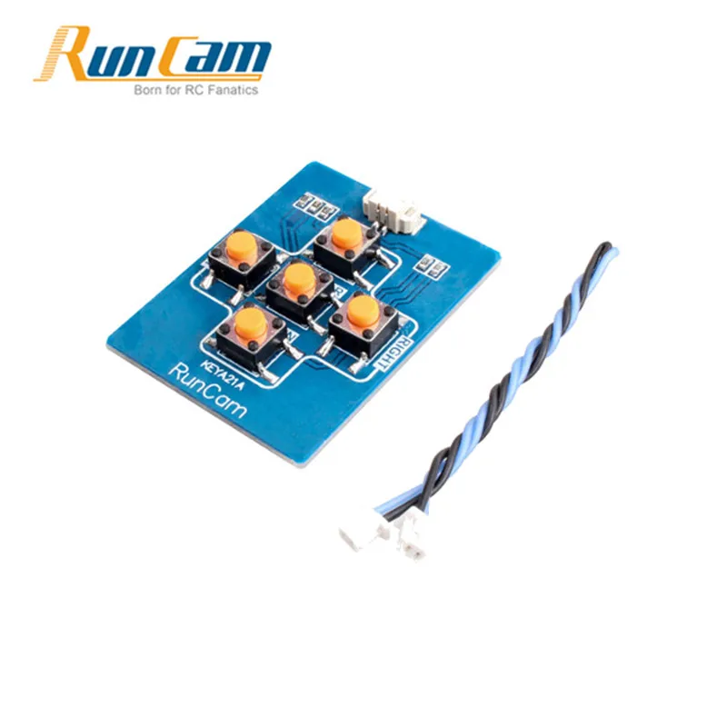 

RunCam Key Board w/ 1.25mm 2pin FPV Silicone Cable for Micro Sparrow Micro Swift 2 eagle Camera Replace Spare Part Accs