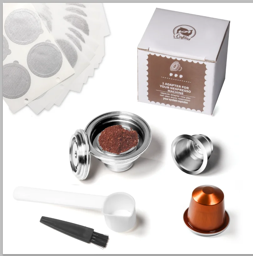 Adapter For Convert Original Capsules to Vertuoline Capsules For Use Coffee Capsule 40ML Espresso Coffee Crema Maker