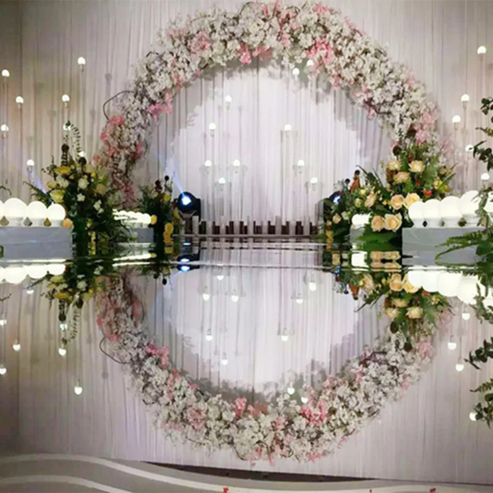 10 meter/lot 120cm Width Silver Wedding Carpet,T Stage Carpet Runner Wedding Party Stage Marriage  Decoration