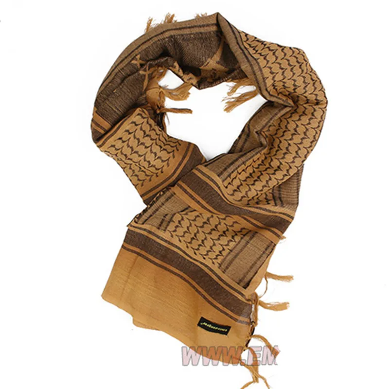 EMERSON Skeleton Arab kerchief skeleton M16 Outdoor Hiking Scarves  Tactical Desert Scarf   Desert Shemagh With Tass