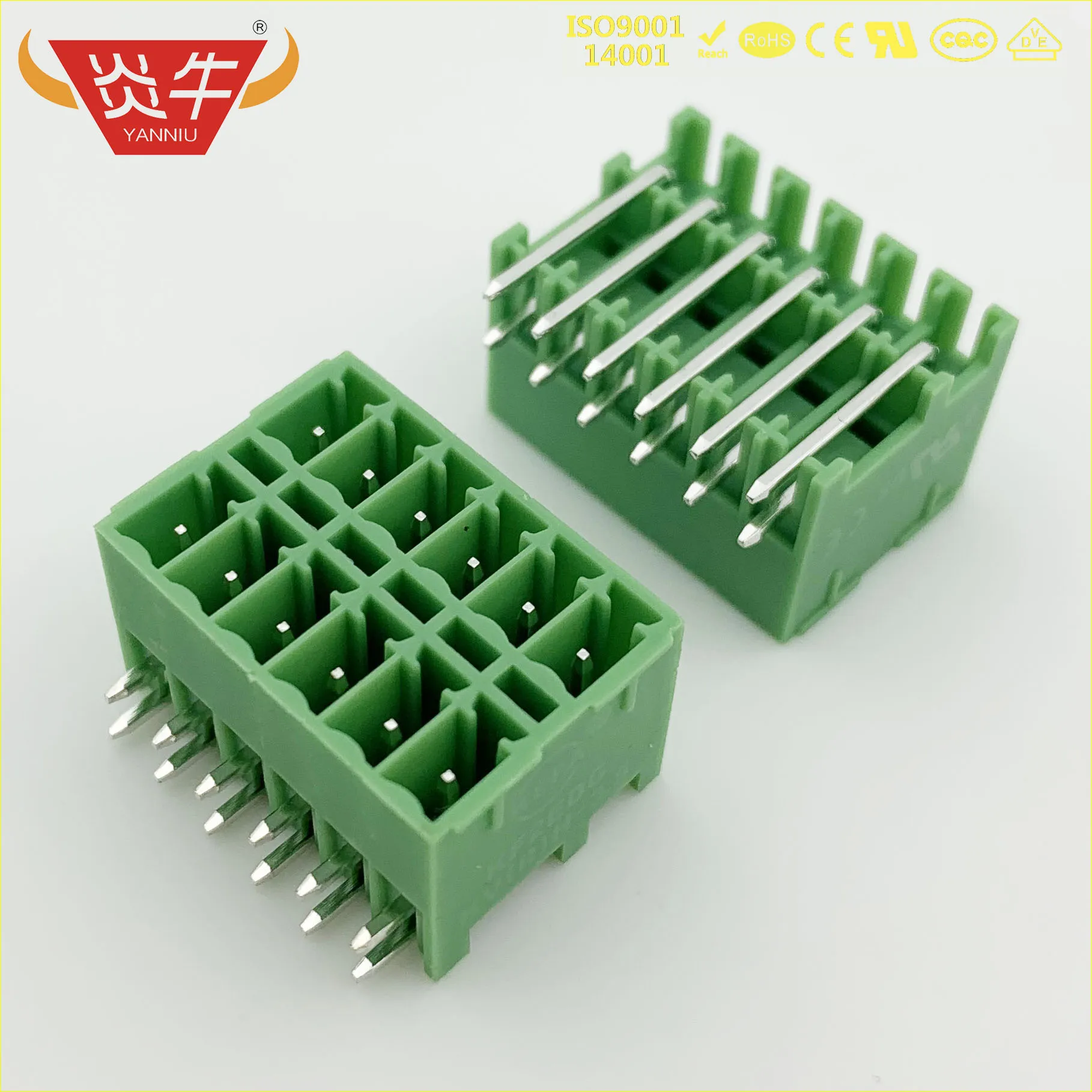 

10/50Pcs KF2EDGKRH 3.5 2P ~ 18P PCB PLUG-IN TEMINAL BLOCKS 15EDGRHB 3.5mm 4PIN ~ 36PIN MCDN 1,5/ 2-G1-3,5 P26THR PHOENIX DEGSON