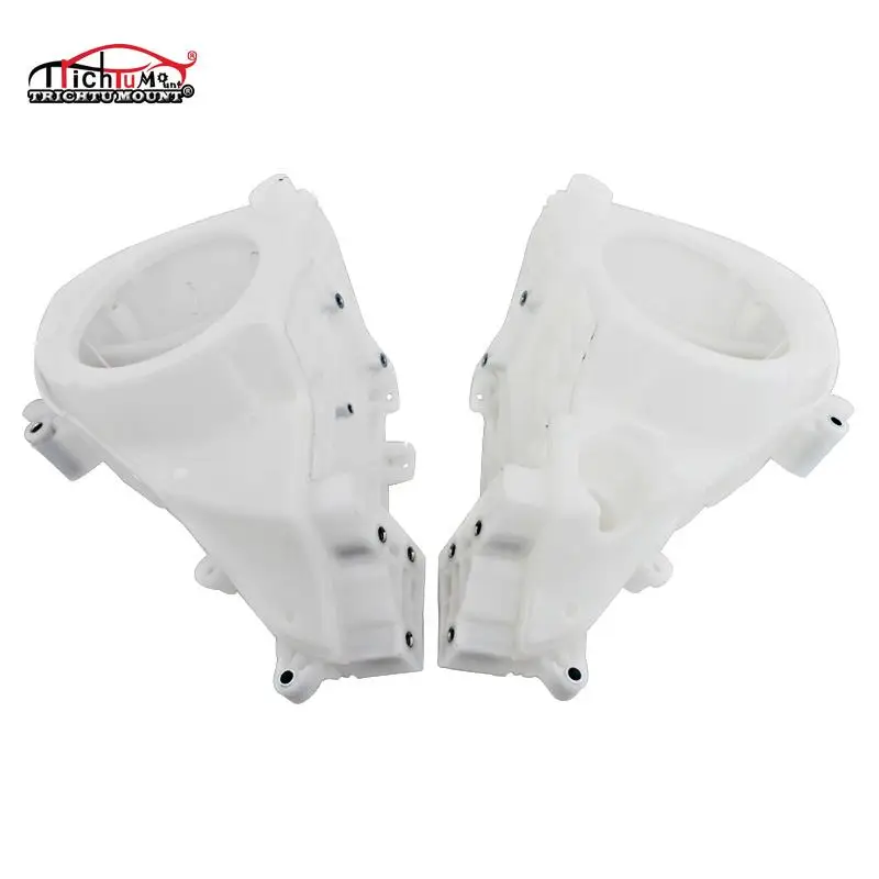 Motorcycle White Speaker Inner Fairing Covers For Harley Touring Street Glide Electra Glide Ultra Limited Tri Glide 2014-Current