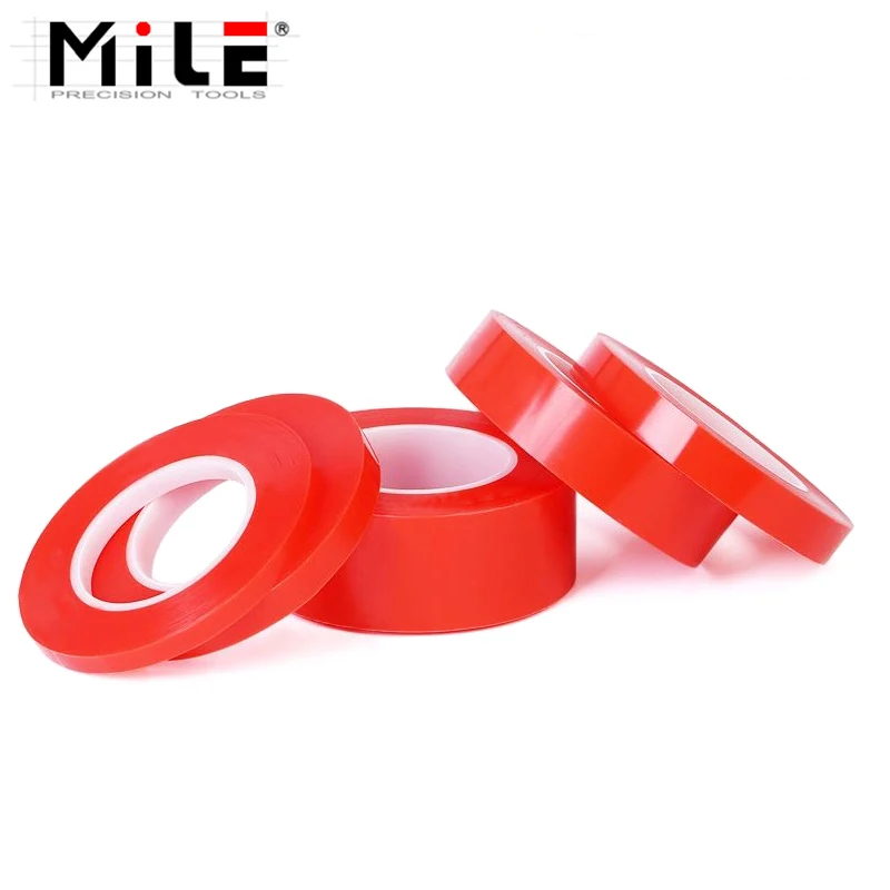 MILE 1 Roll 25m Cell Phone Repair Tape Heat Resistant Double-sided Transparent  Adhesive Tape Sticker 2mm 3mm 6mm 8mm 10mm 20mm