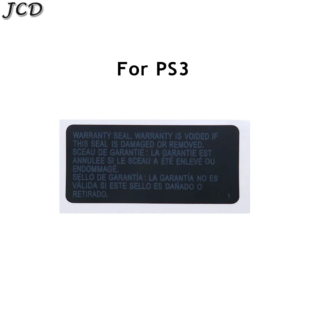 JCD For PS3 console Label Sticker Housing Shell Sticker Lable Seals US version