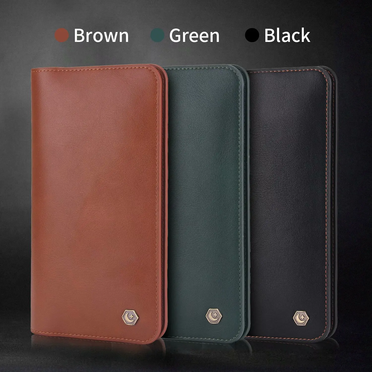 

POLA Case For Samsung, iphone Wallet Cell Phone Cover Leather Flip Case Universal Pouch Bag