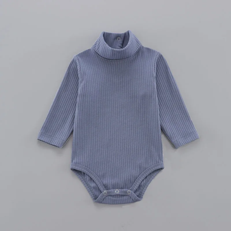 0-18 Months Baby 100%Cotton Clothes New Colors Autumn Winter Baby Girls Bodysuit Newborn Boys Long Sleeve Solid Baby Gifts