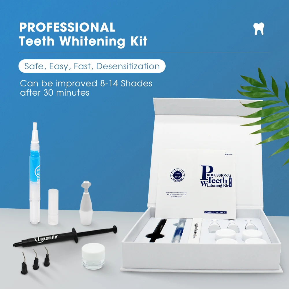 Luxsmile Professional Dental Whitening Kit 35%HP Teeth Bleach Whitening Gel Painless To Whiten Teeth For Teeth Whitening