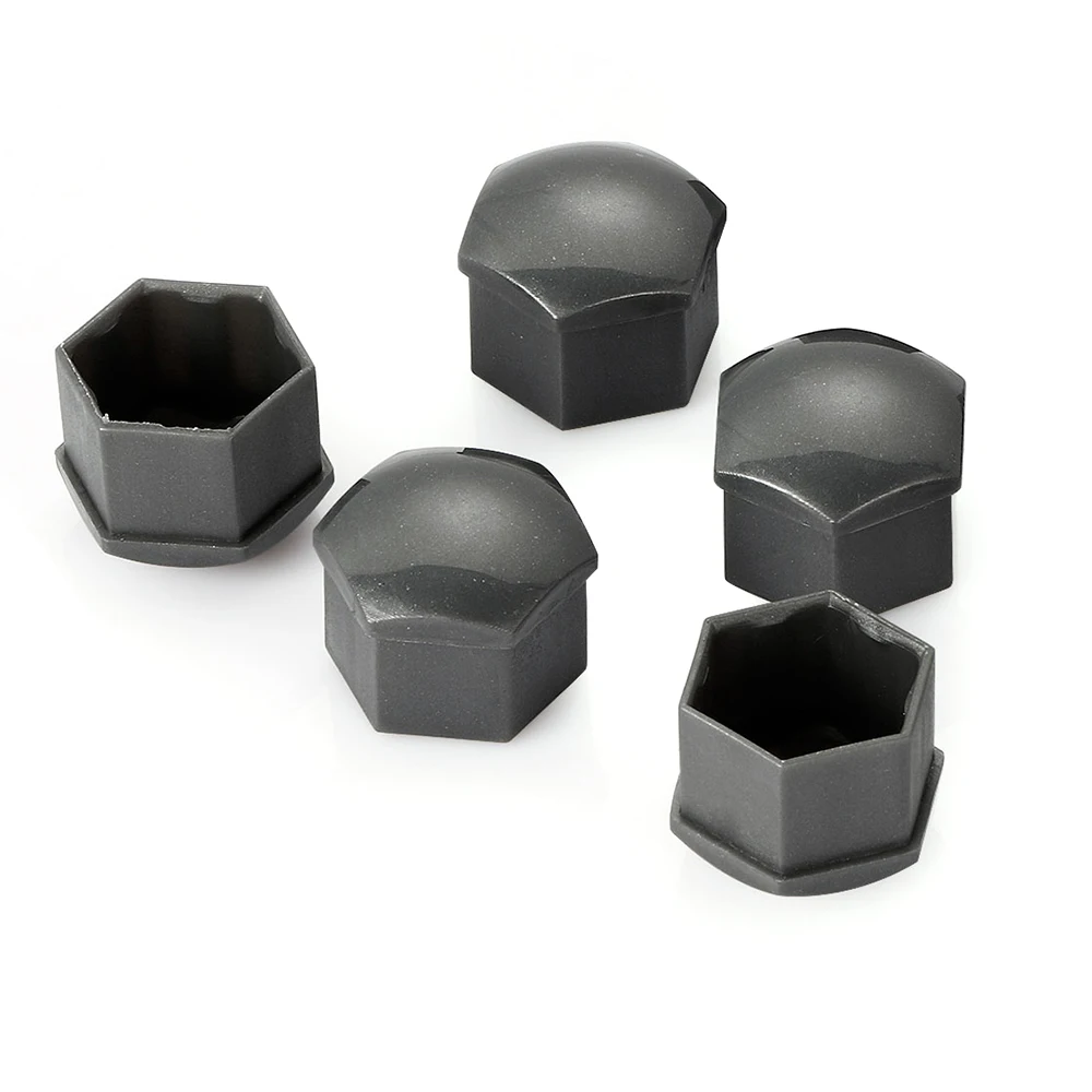 20 قطعة العالمي 17 مللي متر البلاستيك عجلة السيارة الجوز يغطي الترباس قبعات لأودي سكودا فولكس فاجن فولكس فاجن جولف MK4 بورا باسات بولو اكسسوارات #4