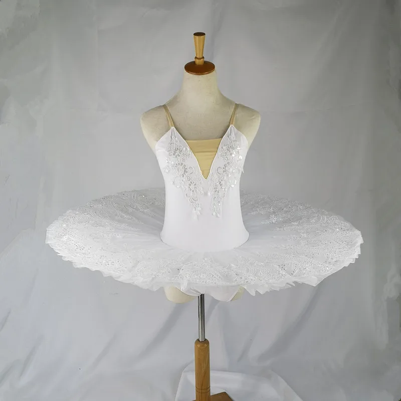 White Swan Tutu di balletto professionale bambino bambini ragazze costume da ballerina festa contemporanea costumi di danza tutu di balletto bambino adulto