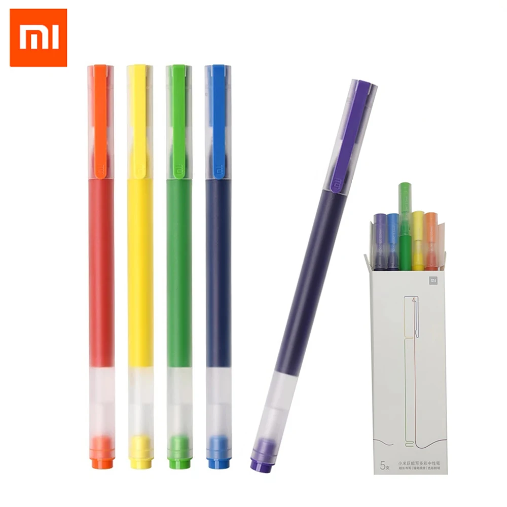 

Ручка гелевая Xiaomi Mijia, 5 видов цветов мм, 0,5 мм