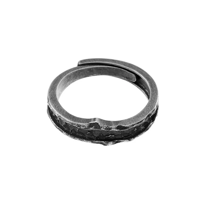 New Abyss Ring Male Couple Ring Handmade Retro Simple Men's and Women's Rings Jewelry Accessories