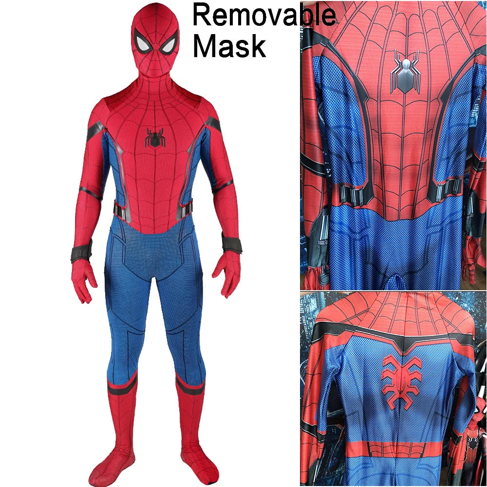 トム・ホランド ホームカミング スパイダーマン コスプレ衣装 3D