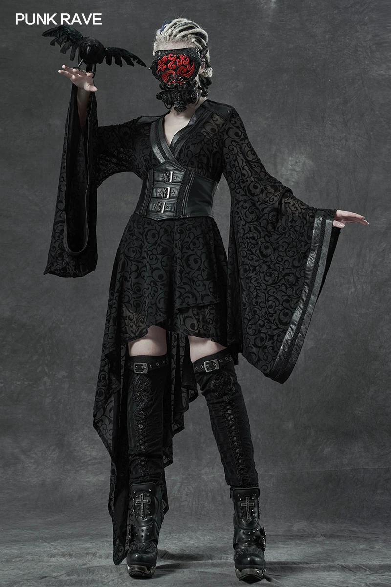 Gorgeous Gothicขาอุ่นPunk Rave WS-399JTF