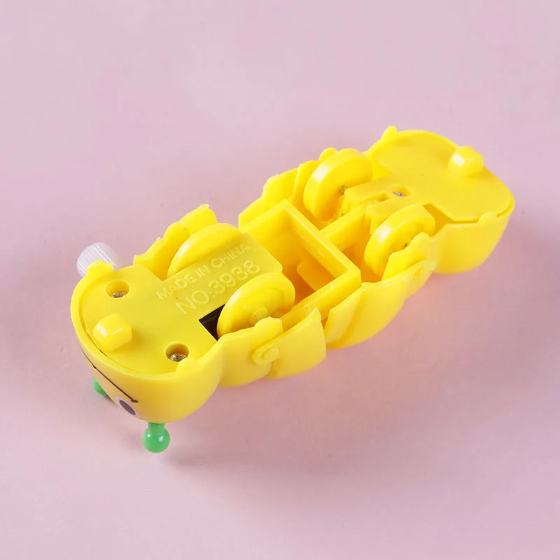 New Trolly Spring Clockwork Caterpillar Mini Pull Back Toy Child Baby Funny Small Animal Crawl Toy