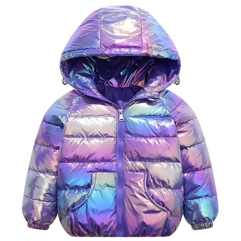 Children Outerwear Autumn Winter Kids Boys Girls Baby Coats Casual Clothing Jackets Colorful Fabric Hooded 3 years old