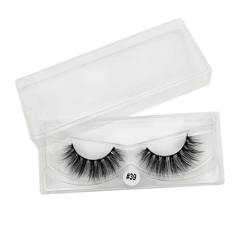 Cílios Postiços Naturais, 3D Mink Lashes, Wispy Eyelash, Ferramentas de Maquiagem Fofa, Bulk Atacado, 4 Pcs, 20 Pcs, 50 Pcs, 100Pcs