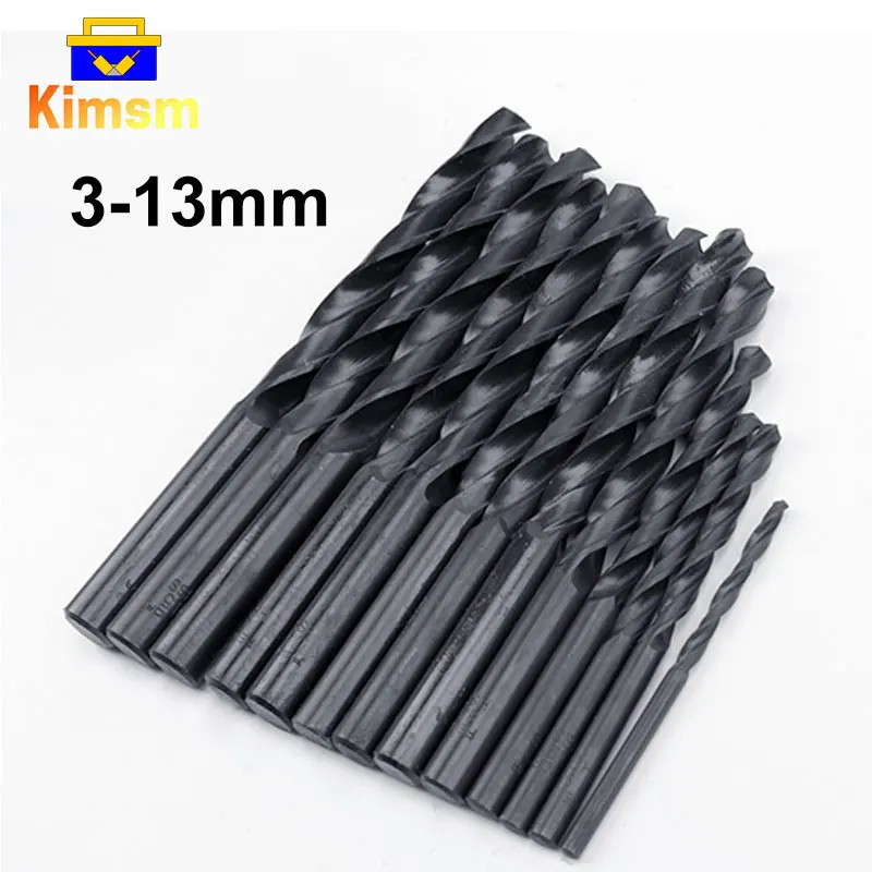 2PCS 3mm-13mm High Speed Steel Twist Drilling Bits For Woodworking Handicrafts Straight Shank Micro Drill Bit Set Diy Hole Tool