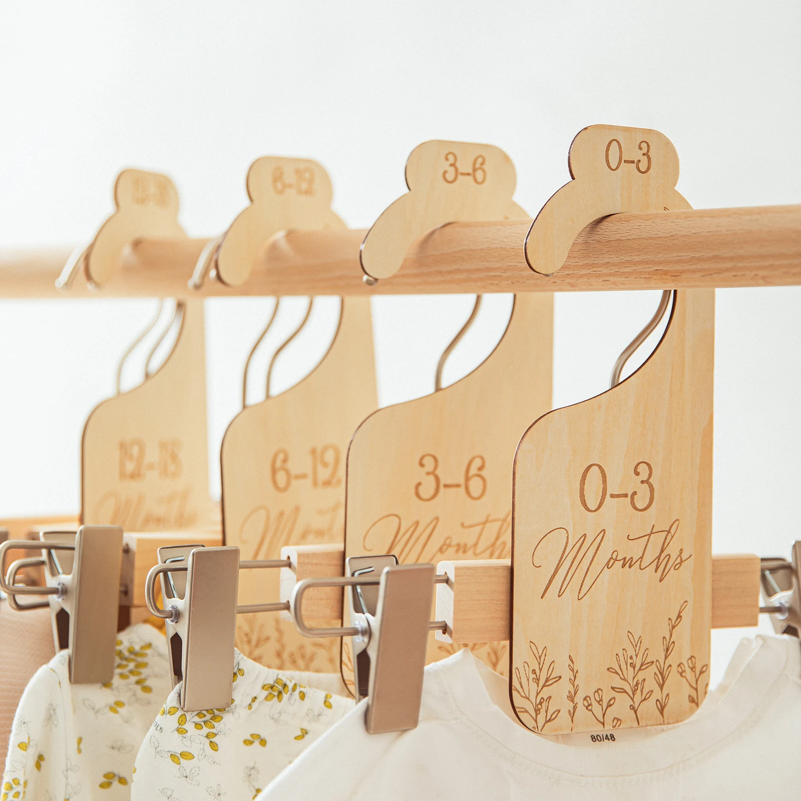 let‘s make Wooden Hangers For Baby Clothing  Children Baby Wood Coat Wooden Clothing Pants Crochet Support Suspender