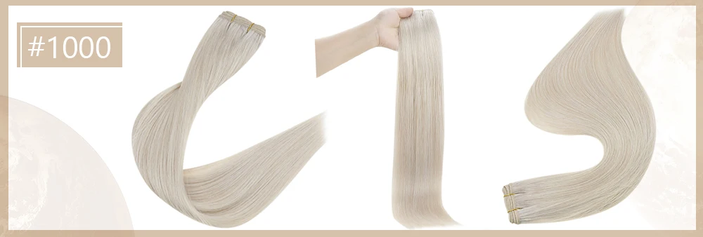 Full Shine Human Hair Weft Extensions Hair Bundles 100g Sew In Silky Straight Remy Skin Double Weft For Salon