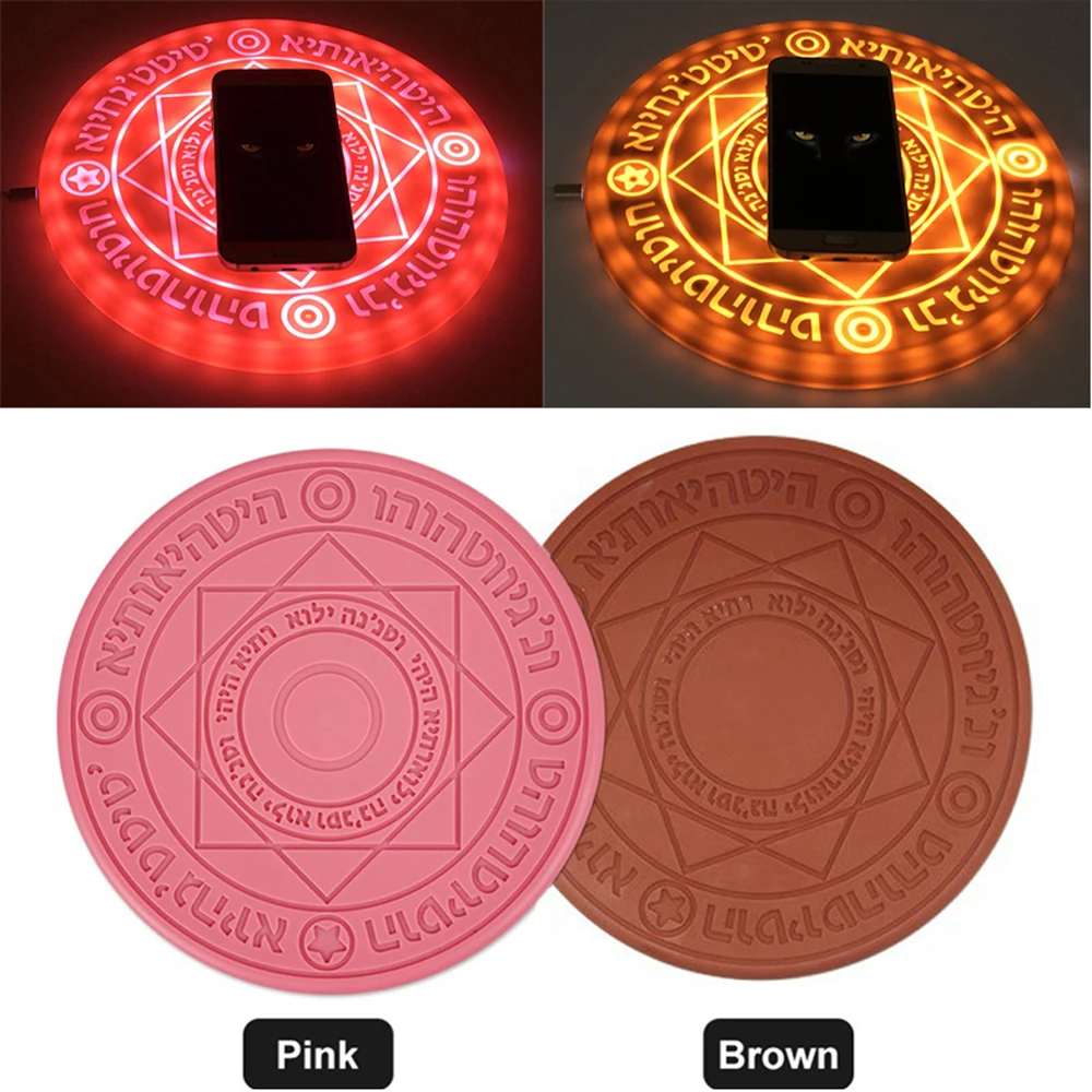 LED Lamp QI Wireless Charger Dock For iPhone14 13 12 Mini 11 Pro Max XS Samsung S22 S21 S20 Note 20 10 Type C USB Quick Charging