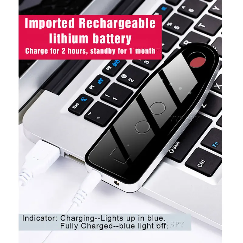 Mini Detector de espejo para cámara antiespía, buscador de señal infrarroja RF para GSM, rastreador GPS, cámara oculta inalámbrica