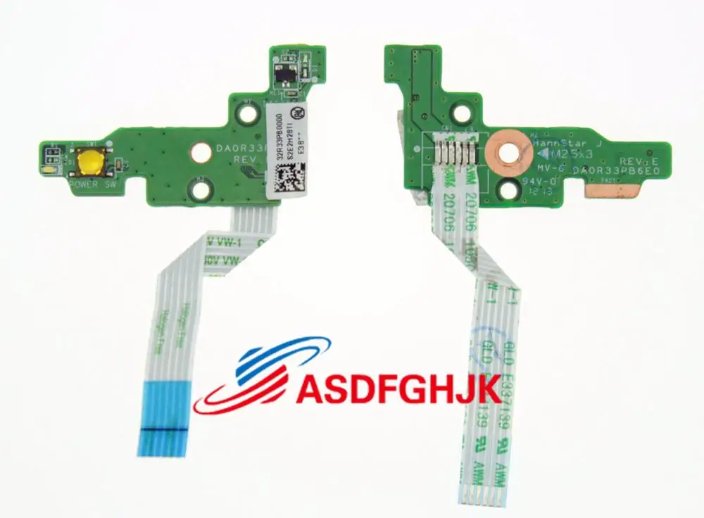 

FOR HP Pavilion G6 G6-2000 Power Switch Board 683549-001 DA0R33PB6E0 100% tesed ok