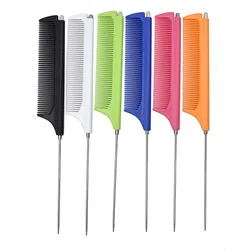 Hair Salon Dye Comb For Home Salon Hair Styling Hairdressing Anti-static Fine-tooth Rat Tail Combs Retractable and Disassembled