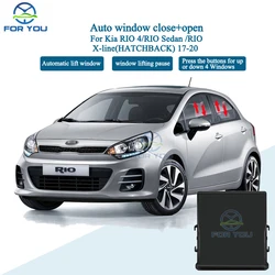 FORYOU Car Automatic Intelligent Close Open 2 by 2 Kit For Kia RIO 4/RIO Sedan/RIO X-line(HATCHBACK) 2017-2020 Left Hand Drive