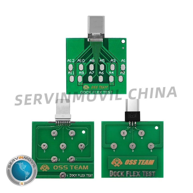 Micro USB Dock Flex Test Board for iPhone and Android Phones U2 Battery Power Function Testing Charging Port Diagnostic Tool