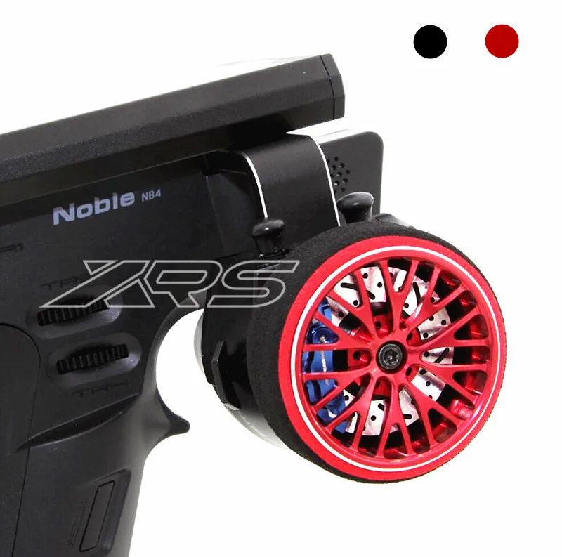 XRSRACING-Flysky Noble NB4 RC Gun Tipo Controle Remoto, RZ-D Atualização Substituição, Simulação Freio A Disco, Roda De Mão