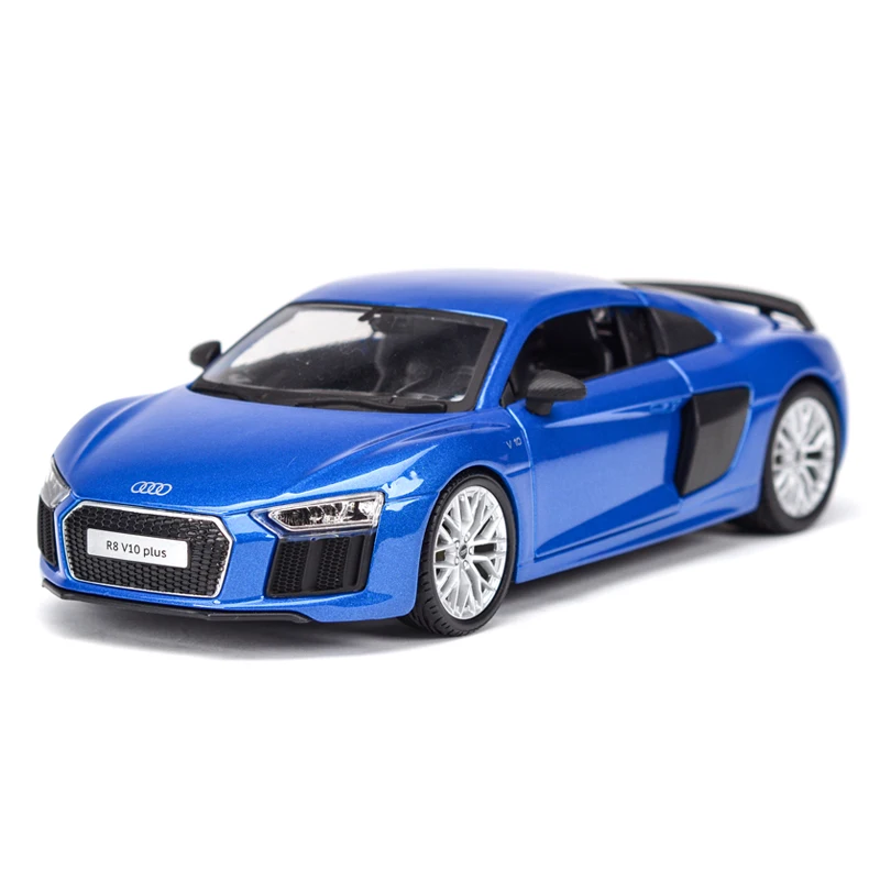 Maisto 1:24 Audi R8 V10 Plus Sports Car Static Die Cast Vehicles Collectible Model Car Toys