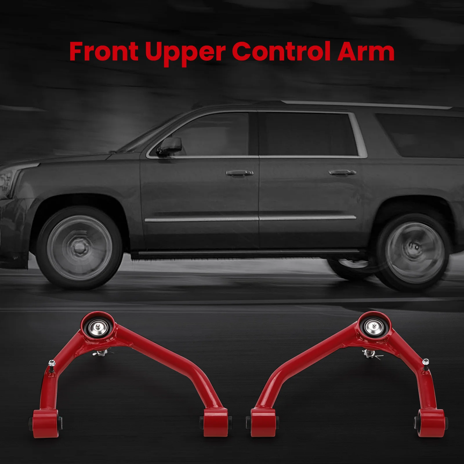 

Front Upper Control Arms for Chevrolet Silverado 1500 New Body 07-15 2WD 4WD Tubular Adjustable for Escalade 2007-2015 A-Arms