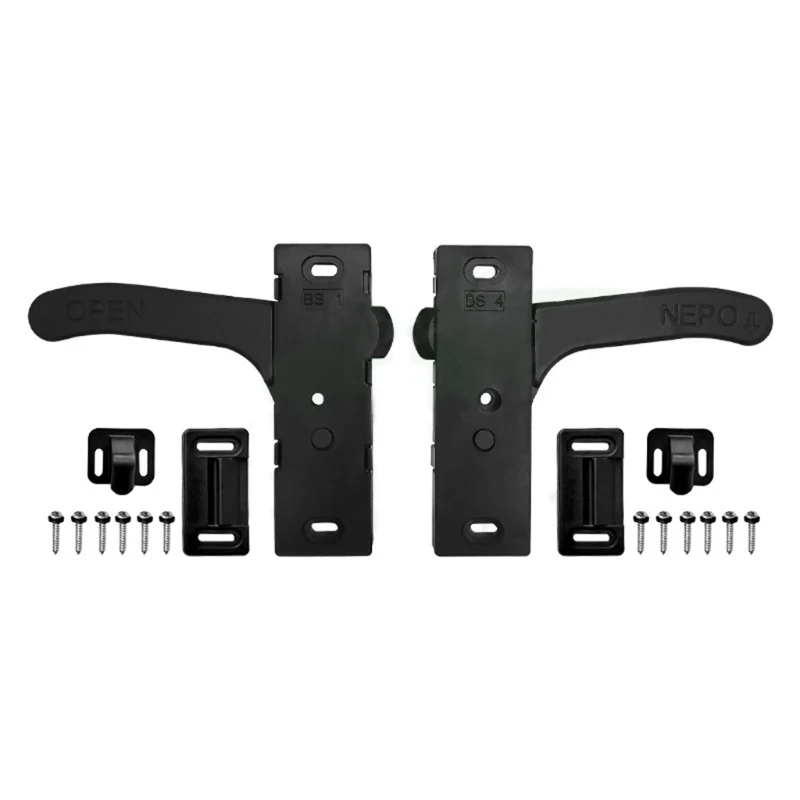 Motorhome RV Entry Door Door handle Hardware Zinc Alloy Screen Door Latch Handle Controller RV Motorhome Accessories