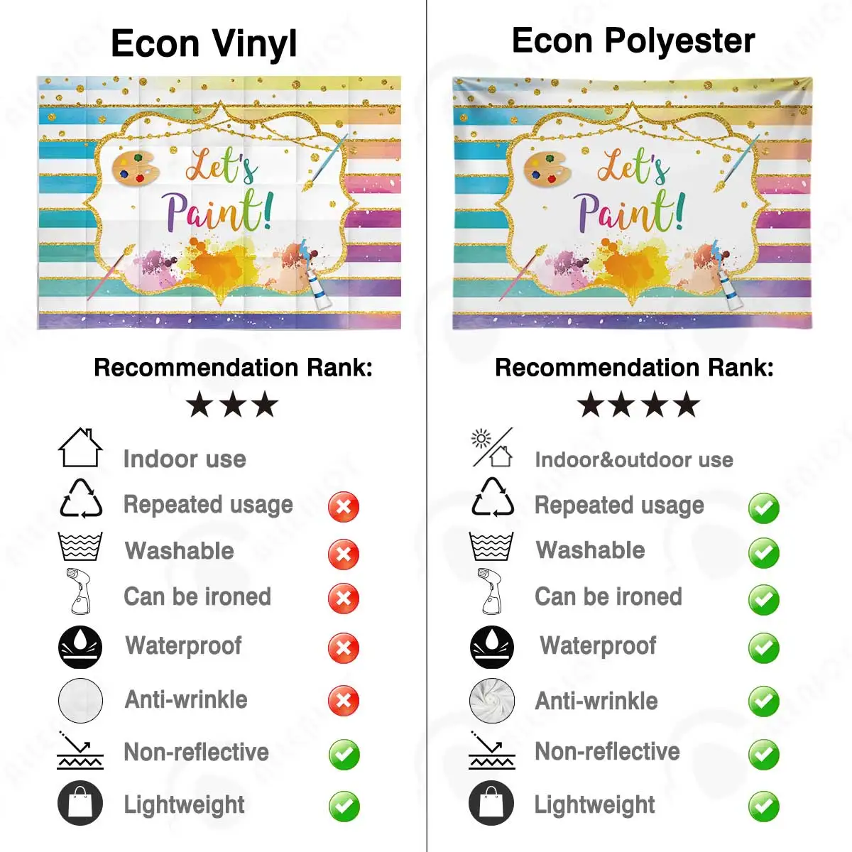 Allenjoy – fond de photo à rayures colorées, points d'or, peinture à l'huile, Palette de pigments, papier peint pour séance photo