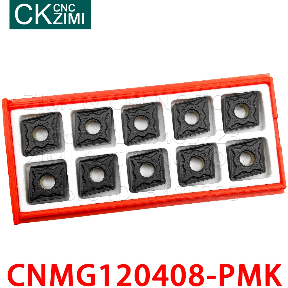 10PCS CNMG120408-PMK CNMG 120408 PMK Carbide Inserts External Turning Inserts Tools CNC mechanical Metal Lathe Tools for steel